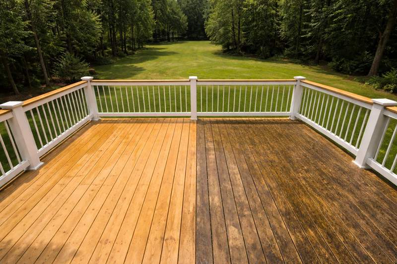 Deck cleaning